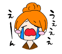 Girls talking sticker #13386511