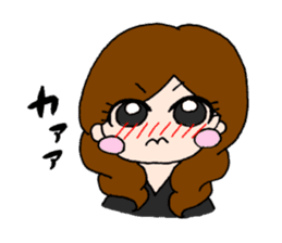 Girls talking sticker #13386513