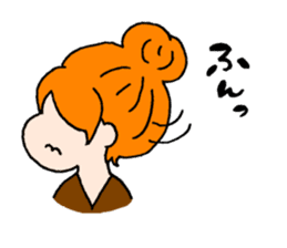 Girls talking sticker #13386515