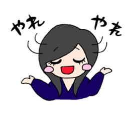 Girls talking sticker #13386516