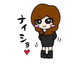 Girls talking sticker #13386517