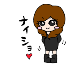 Girls talking sticker #13386517