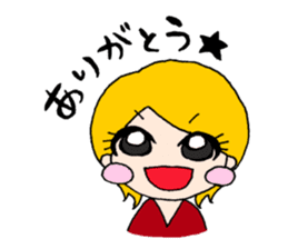 Girls talking sticker #13386518