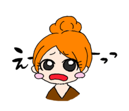 Girls talking sticker #13386519