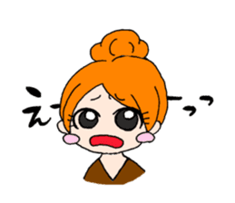 Girls talking sticker #13386519