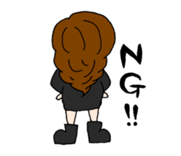 Girls talking sticker #13386525