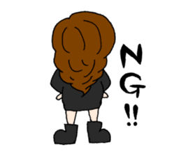 Girls talking sticker #13386525