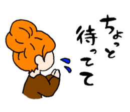 Girls talking sticker #13386527