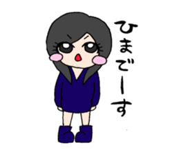 Girls talking sticker #13386528