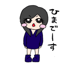 Girls talking sticker #13386528