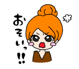 Girls talking sticker #13386531