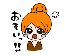 Girls talking sticker #13386531