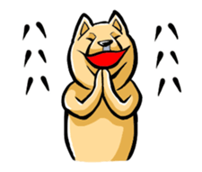 Animation Pomeranian of MAME_Shiba style sticker #13386928