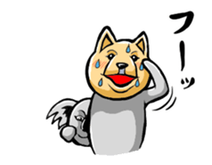 Animation Pomeranian of MAME_Shiba style sticker #13386929
