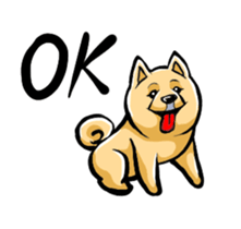 Animation Pomeranian of MAME_Shiba style sticker #13386939