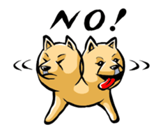 Animation Pomeranian of MAME_Shiba style sticker #13386947