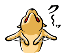 Animation Pomeranian of MAME_Shiba style sticker #13386949