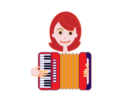 yumichan play music sticker #13387318