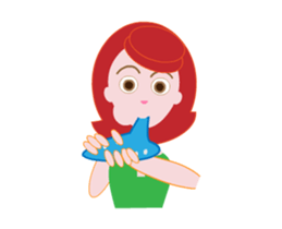 yumichan play music sticker #13387321