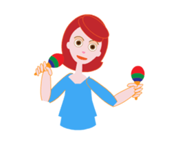 yumichan play music sticker #13387322