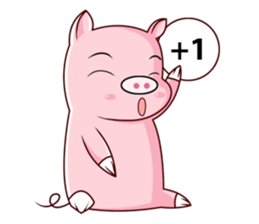 PIG!!! sticker #13387427