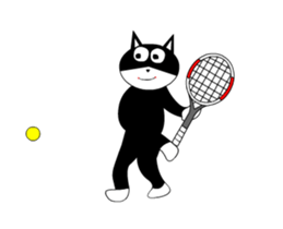 sticker japan cat&gin3 Tennis version3 sticker #13387519