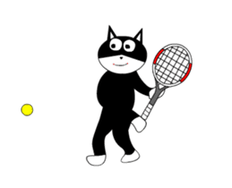 sticker japan cat&gin3 Tennis version3 sticker #13387519
