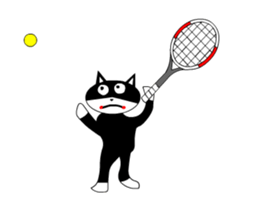 sticker japan cat&gin3 Tennis version3 sticker #13387526