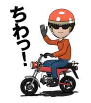 Compact motorcycle sticker #13387806