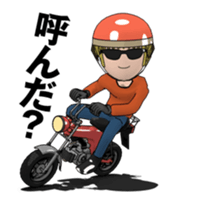 Compact motorcycle sticker #13387810