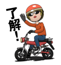 Compact motorcycle sticker #13387812