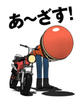 Compact motorcycle sticker #13387824