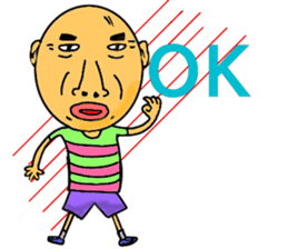 Skin headed Bruce sticker #13388035