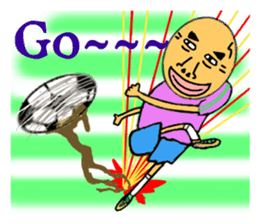 Skin headed Bruce sticker #13388069