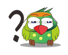 Inspired by the lively parrot sticker #13388871