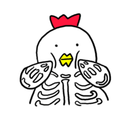 Halloween!Do you eat a barbecued chicken sticker #13388945