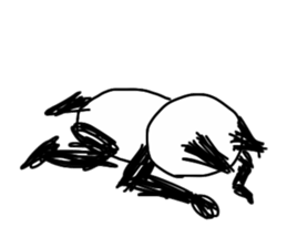 Darkness cat! sticker #13389027