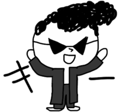 He was bad boy. sticker #13389127