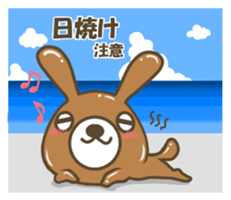 Goro of brown rabbit. sticker #13389212