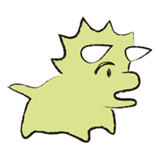 Tyranno-kun and Tricera-kun sticker #13389325