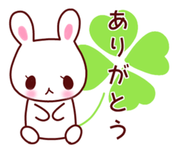 Daily life of Mr. cute rabbit sticker. sticker #13389375