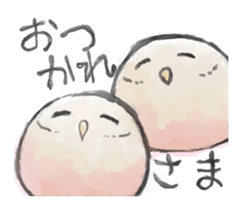 round owls sticker #13389429