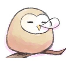 round owls sticker #13389434