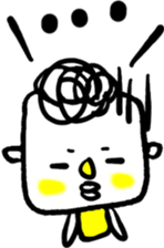 Life of the square face sticker #13389578