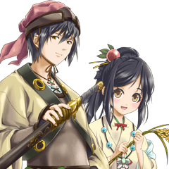 EBINO "MOE"character(boy and girl twins)