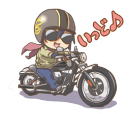 EBINO "MOE"character(boy and girl twins) sticker #13389825