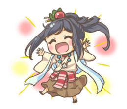 EBINO "MOE"character(boy and girl twins) sticker #13389828