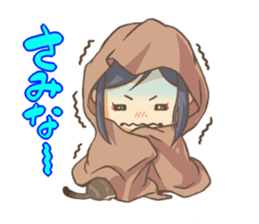 EBINO "MOE"character(boy and girl twins) sticker #13389832