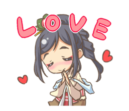 EBINO "MOE"character(boy and girl twins) sticker #13389834