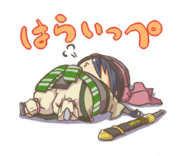 EBINO "MOE"character(boy and girl twins) sticker #13389837